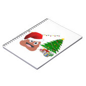 kerstpoos notitieboek (Linkerzijde)