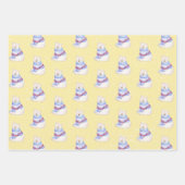 kerstpootpapier met Beer als onmiddellijke verpakk Inpakpapier Vel (Voorkant 2)