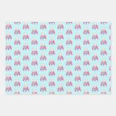 kerstpootpapier met Beer als onmiddellijke verpakk Inpakpapier Vel (Voorkant)