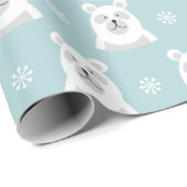 Kerstpootpapier voor Beren Cadeaupapier (Rol Hoek)