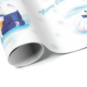 Kerstpootpapier voor Beren Cadeaupapier (Rol Hoek)