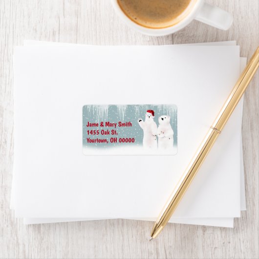 Kerstpootwapel Beer Etiket (Insitu)