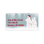 Kerstpootwapel Beer Etiket (Voorkant)