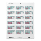 Kerstpootwapel Beer Etiket (Full Sheet)