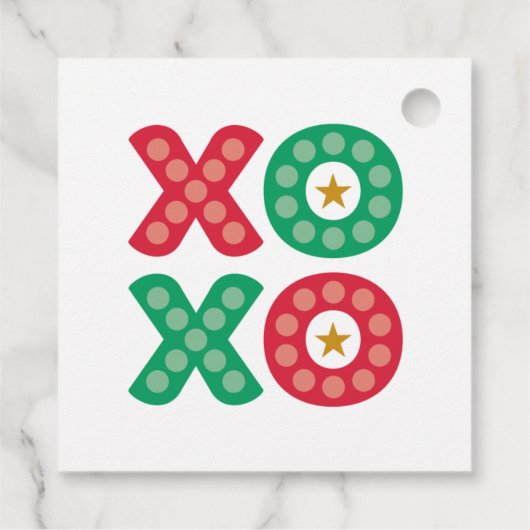 kerstPop Het geeft Labels voor kinderen (Achterkant)