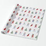 Kerstpoppen peuter droom speelgoed cadeaupapier<br><div class="desc">Kunstwerk geïnspireerd door de kerstlijst van mijn oudste dochter dit jaar en haar kerst van "dollies".</div>