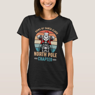 kerstpoppen van Santa Anarchy Noordpool C T-shirt
