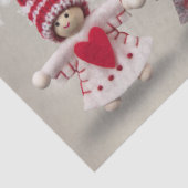 kerstpoppetpapier tissuepapier (Detail)