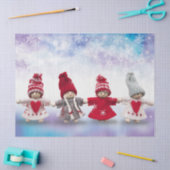 kerstpoppetpapier tissuepapier (Craft)