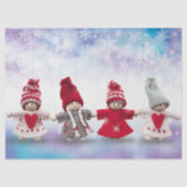 kerstpoppetpapier tissuepapier (Voorkant)