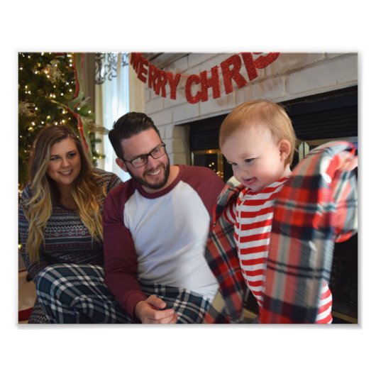 kerstportret Aanpassing Sjabloon Lijst IT Foto Afdruk (Voorkant)