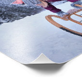 kerstportret Aanpassing Sjabloon Lijst IT Foto Afdruk (Hoek)