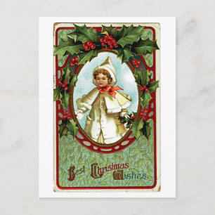 kerstportret feestdagenkaart