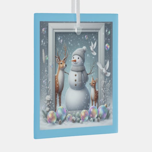 Kerstportret Ornament (Voorkant Rechts)