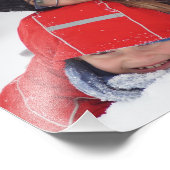 Kerstportret Pas het Lijst van de Sjabloon aan P Foto Afdruk (Hoek)