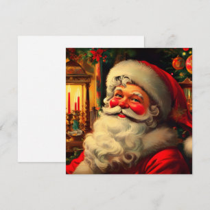 Kerstportret van Sinterklaas Feestdagenkaart
