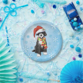 KerstPortugese waterhond Papieren Bordje (Feest)