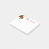kerstpost waarop Notitieblok-rode kardinaal wordt  Post-it® Notes (Schuin)