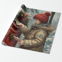 Kerstpostbus feestelijke wintercadeau