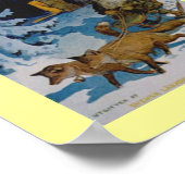  kerstPoster 1906 (Zweden) Poster (Hoek)