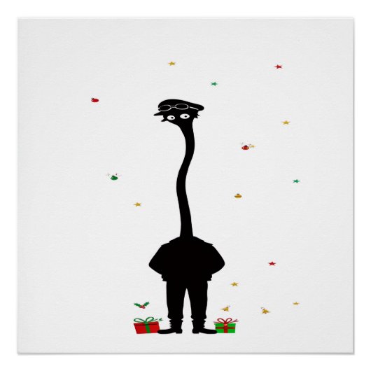 Kerstposter Piloot Perfect Poster (Voorkant)