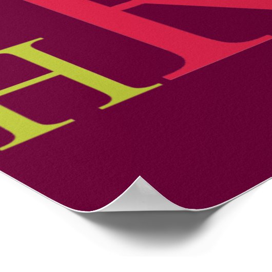 kerstPoster Poster (Hoek)