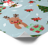 kerstposter poster (Hoek)