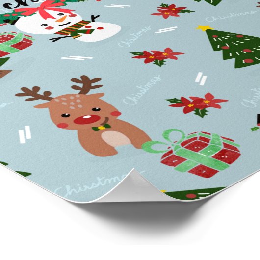 kerstposter poster (Hoek)