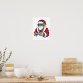 Kerstposter Poster (Keuken)