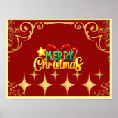 kerstposter poster (Voorkant)