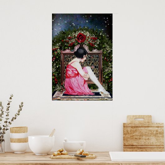  kerstPoster Poster (Keuken)