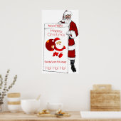 kerstPoster Poster (Keuken)