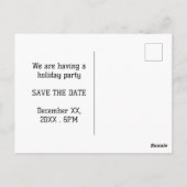 kerstpostkaart briefkaart (Achterkant)