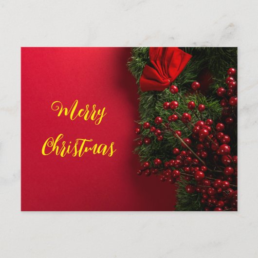 kerstpostkaart briefkaart (Voorkant)