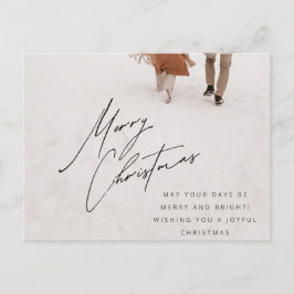 kerstpostkaart feestdagenkaart