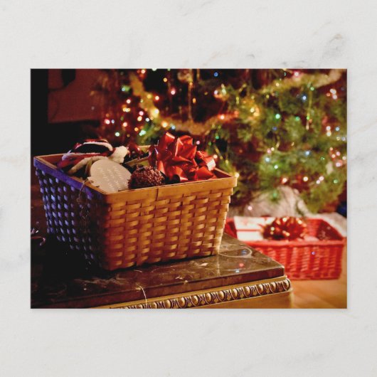 kerstpostkaart feestdagenkaart (Voorkant)