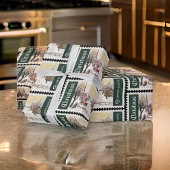 kerstpostzegels  cadeaupapier