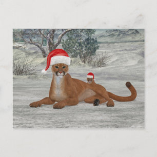 kerstpot met kubbel briefkaart