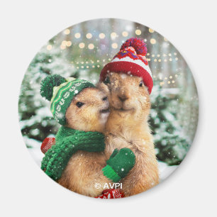 Kerstprairie Dogs Magneet