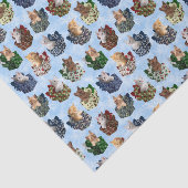 Kerstpresentaties met Cute Baby Kittens Inside Tissuepapier (Detail)