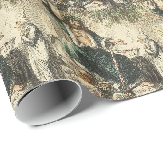 Kerstpresentator Cadeaupapier (Rol Hoek)