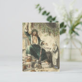 Kerstpresentator Feestdagenkaart (Staand voorkant)