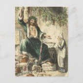 Kerstpresentator Feestdagenkaart (Voorkant)