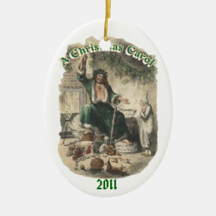 Kerstpresentator Keramisch Ornament