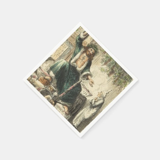 Kerstpresentator Servetten (Hoek)