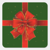Kerstpresenterende Sticker (Voorkant)