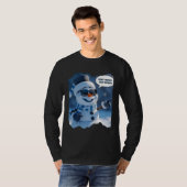 Kerstpret Fun Frostig en Helder T-shirt (Voorkant volledig)