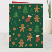 Kerstpret Fun met Gemberkoek Kaart (Achterkant)