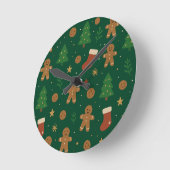 Kerstpret Fun met Gingerbread Ronde Klok (Hoek)
