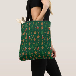 Kerstpret Fun met Peperkoek Tote Bag